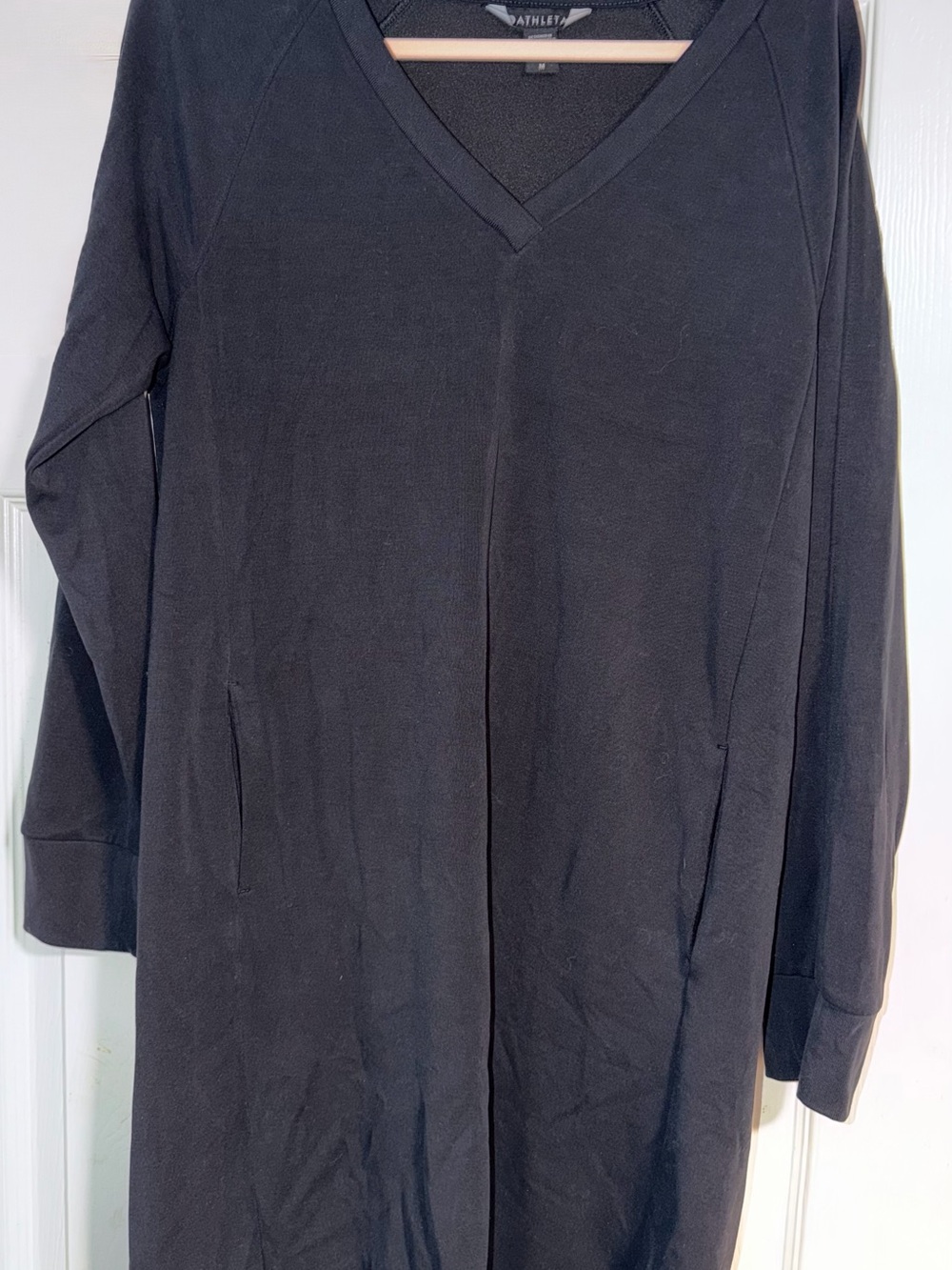 Athleta women’s Black V-Neck dress